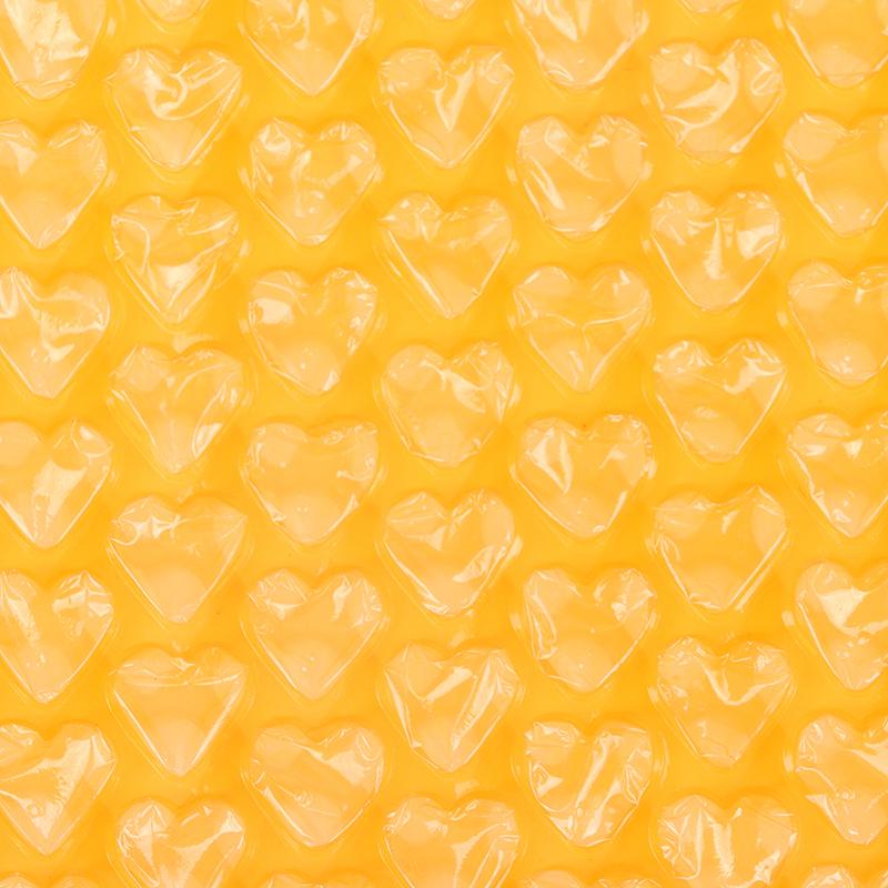 10ks 15*10cm bublinková pěnová fólie ve tvaru srdce pro balení poštovních zásilek polstrované tašky