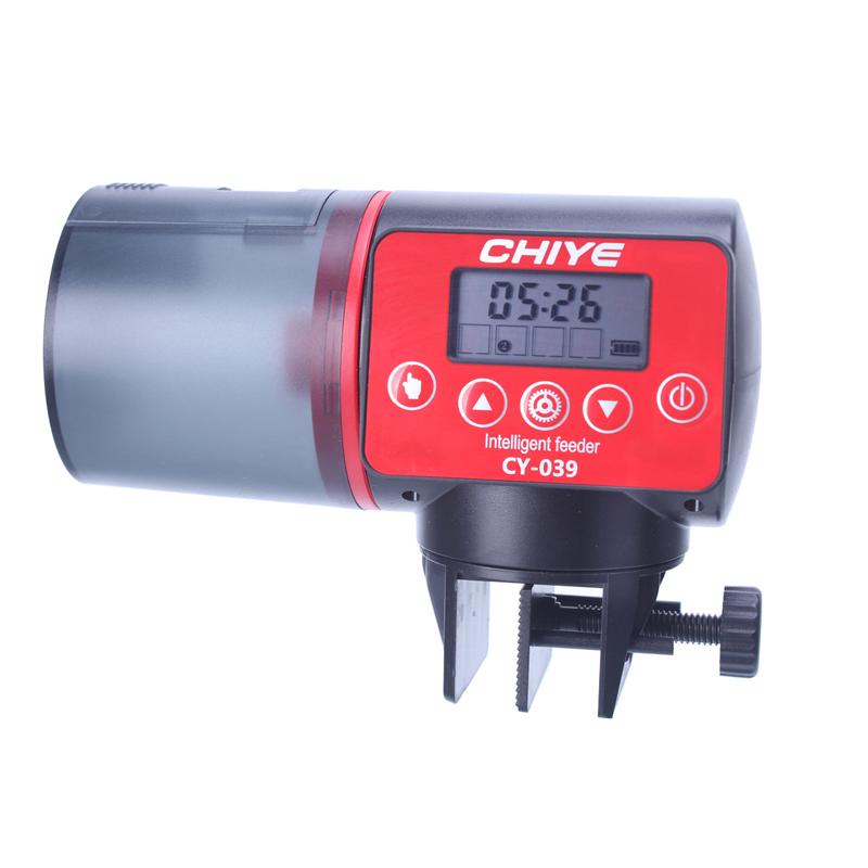 Automatischer Futterautomat für Aquarien, intelligentes Timing, automatischer Futterautomat, Aquarium-Goldfisch-Futterspender, große Kapazität, Fisch-Aquarium-Futterspender