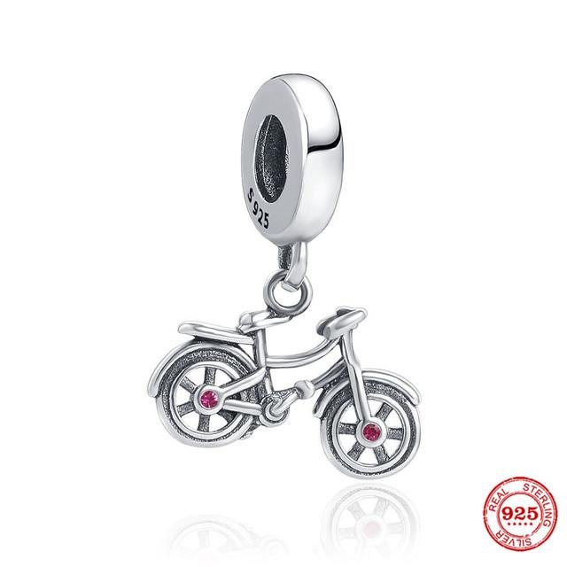 925 Silver Beads Shell Airplane Camera Sail Boat Dangle Beads Fit Fashion 925 Original Charms Bracelets Making Jewelry for Women