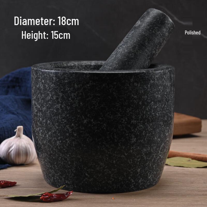 

LISM Black Stone Mortar and Pestle