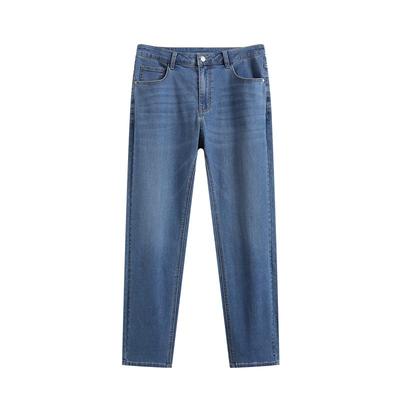 Jingdong Jingzao Men's High-Elastic Straight-Leg Jeans