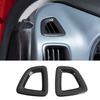 Side Air Vent Outlet Cover Trim Decor For Chevrolet Colorado/GMC Carbon Fiber