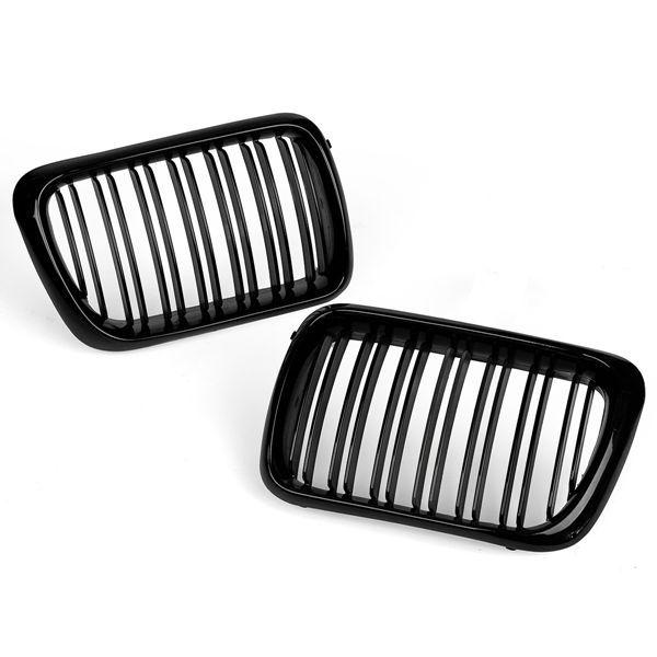 Pair of Grilles 51138195152/51138195151 for 1997-1999 BMW E36 3 Series