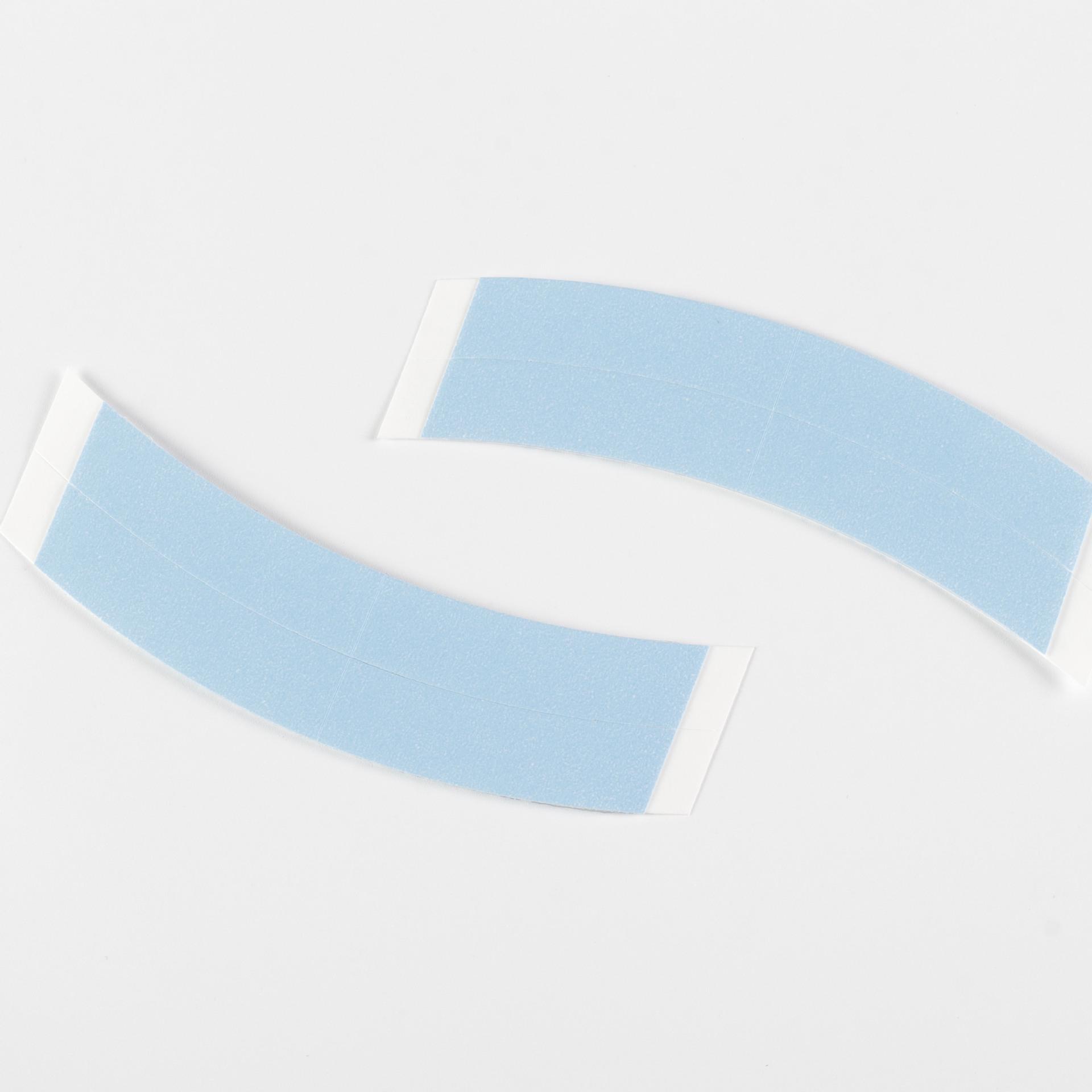 

Waterproof Sweatproof Blue Grid Hair Extension Tape - Traceless, Strong Double-Sided Adhesive 36 Sheets per Pack светло-синий