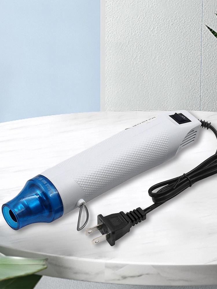 Electric Hot Air Gun Fast Heat 300W Mini Handheld Heat Gun US Plug 110V Power Hot Dryer for DIY Craft Embossing Shrink Wrapping