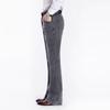 Men's Denim Flared Jeans Men's Mid Rise Stretch Light Blue Jeans