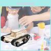 Educational Wooden Diy Remote Control Tank Kit For Kids 4-14 Years Old