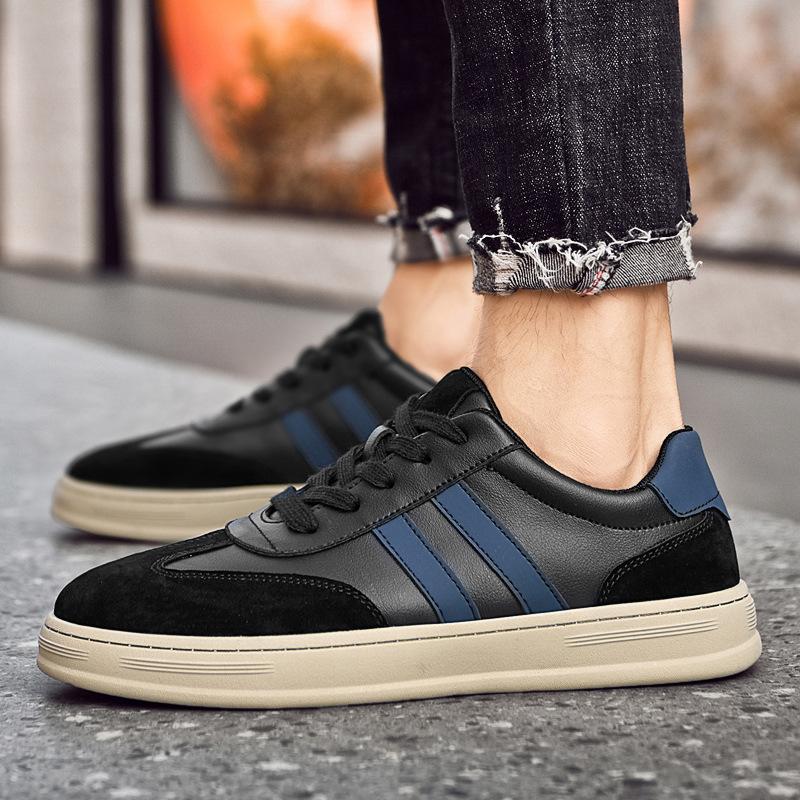 Men's Shoes Autumn Fashion Sports Shoes Trend Breathable Platform Men's White Shoes Board Shoes Men's Outdoor Casual Shoes