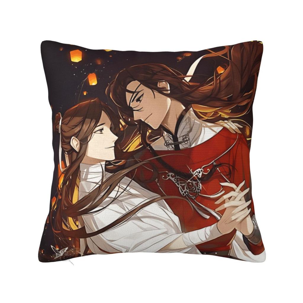 Heaven Officials Blessing Tgcf Pillow Cover Tgcf Vintage Pillow Case For Sofa Home Cushion Cover Soft Graphic Pillowcases Gift