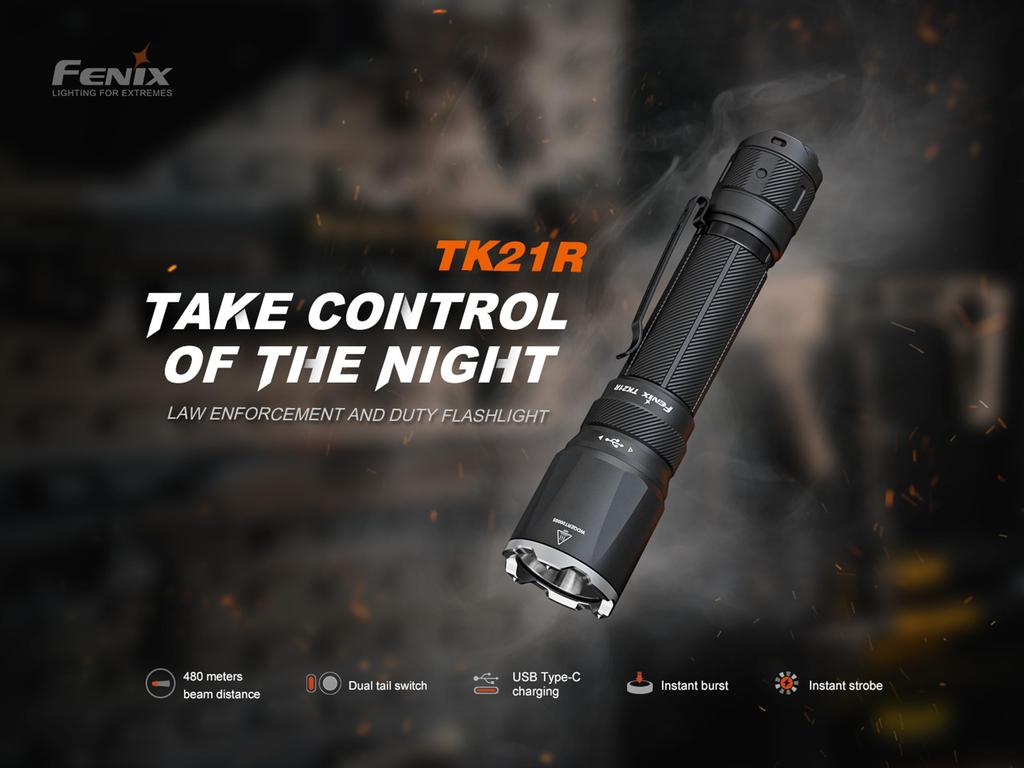 Fenix TK21R Rechargeable Tactical Flashlight