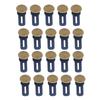 20pcs Versatile Adjustable Button Extenders Removable Metal Waist Extenders Pants Button Extender Pants Waistband