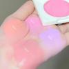 Peach Pink Creamy Blush Cheek Rouge Contouring Brightening Vanntett øyenskygge Blusher Ansiktssminke Kosmetikk