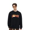 Li Ning X OG Slick Letter Print Pullover Crewneck Sweatshirt Unisex Sweatshirt Black AWDT727-1