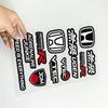 ARA1 FOR HONDA MUGEN TYPE R VTEC Waterproof Reflective Motorbike Stickers Easy Peel Removable Decals for Motorcycle Car