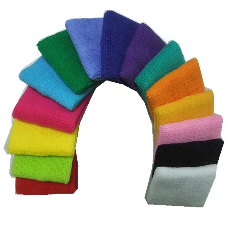 Wrist Support Sweatband with Sweat-Absorbent Cotton - Unisex Elastic Fitness Wristband