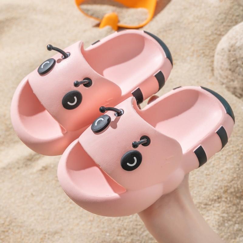 EVA Children's Slippers Summer Boys Indoor Home Cartoon Cute Non-Slip Soft Sole Bathroom Girls Baby Sandals
