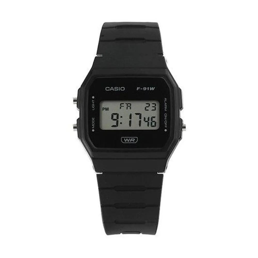 MUST IT_Unisex Digital Square Vintage Retro Urethane Wristwatch (F 91WB 1ADF)