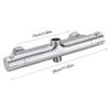 Wall Mounted Thermostatic Shower Faucet Brass Construct Valves Shower Control Valves Quick Temperature Stabilization