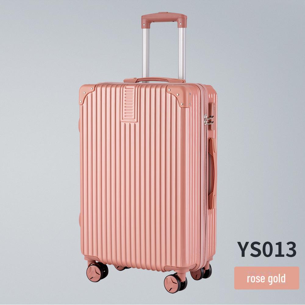Yongsheng 20" Aluminum Frame Anti-Fall Suitcase with Universal Wheels - Stylish and Durable for Women and Students