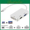 Mini Dp To Hdmi Dvi Vga 3in1 Adapter With Chipset For Macbook Pro Air Multi Monitor Setup