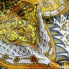 High-quality Luxurious Silk Scarves Headband Scarfs Neck Scarf For Women Chain Silk Scarf Women's Decorative Shawl