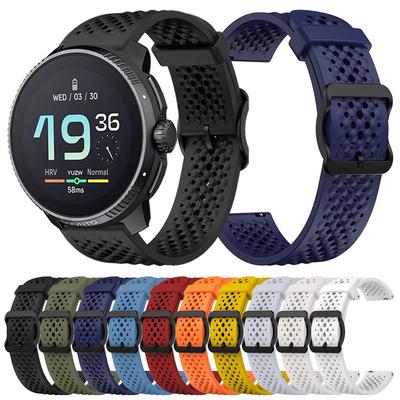 22mm Silikonový řemínek na hodinky Pro Suunto Vertical Sportovní silikonový náramek Pro Suunto 9 Peak Pro/Suunto5 Náhradní náramek