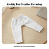 3 Pairs of OB11 Doll Trousers, Solid Color, Fashionable Miniature Clothing for Dolls,