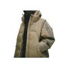 Adidas Originals X Hamcus FW23 Solid Color Three-Stripe Logo Zip-Up Hooded Down Jacket Unisex Outerwear Khaki IY5050