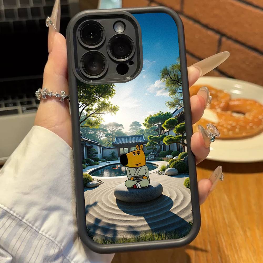 

Горячий МЕМ Чилл Парень Чехол для Телефона Для Iphone 11 12 13 14 15 16 17 Pro Max Mini Plus Мягкий ТПУ Задняя Крышка iPhone 12