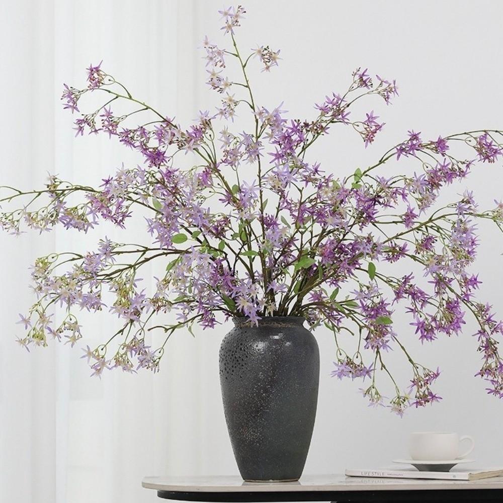 120cm Artificial Jasmines Flower Beautiful Handmade Silk Simulation Jasmine Realistic Real Touch Fake Flower Home Garden Decor