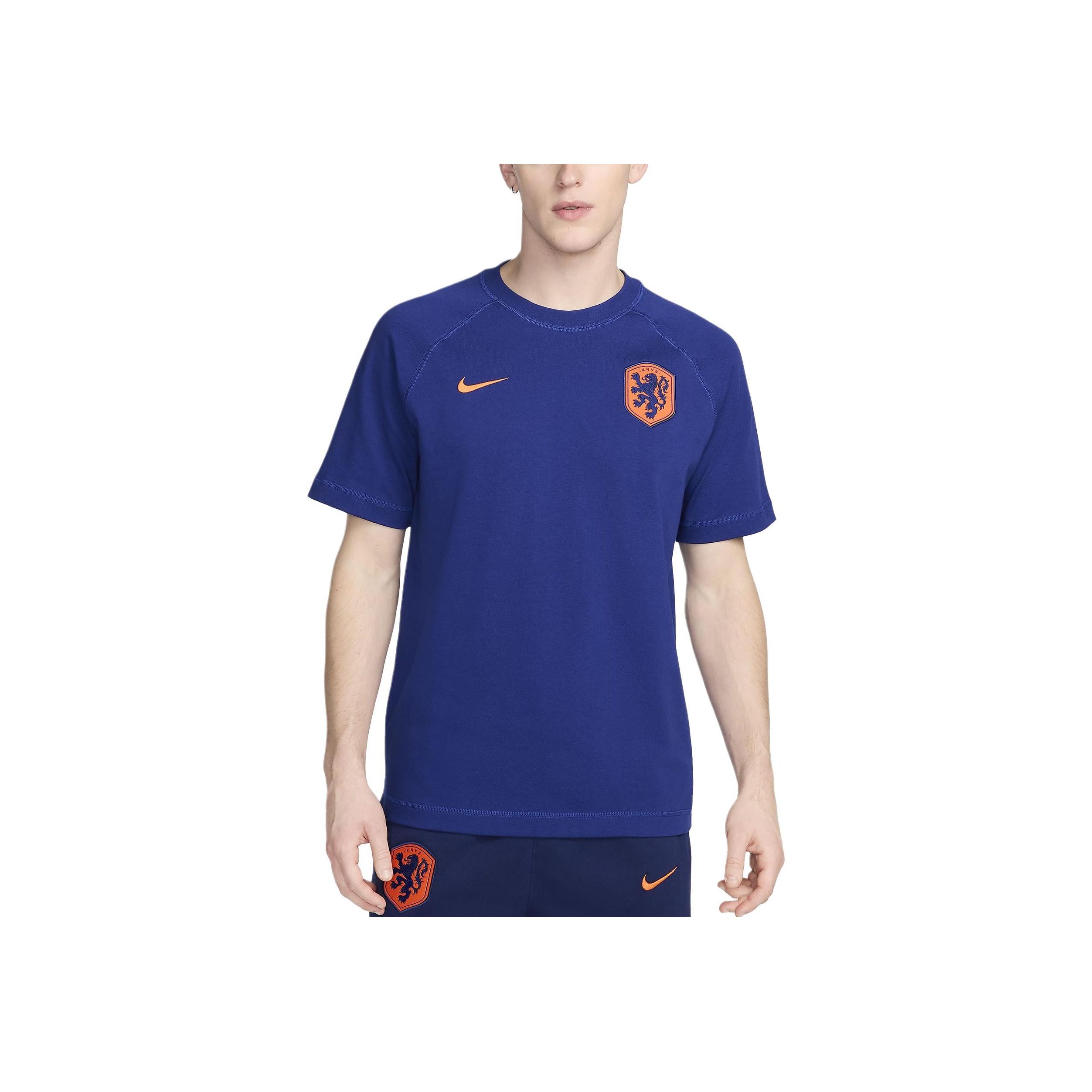 Nike Soft Loose Comfortable Soccer Jersey Men tops Deep-Navy FZ5963-455 S