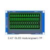 LIZAO 2.4/2.42" 128x64 OLED Display Module SSD1309 SPI I2C 7Pin for Arduino UNO R3 C51