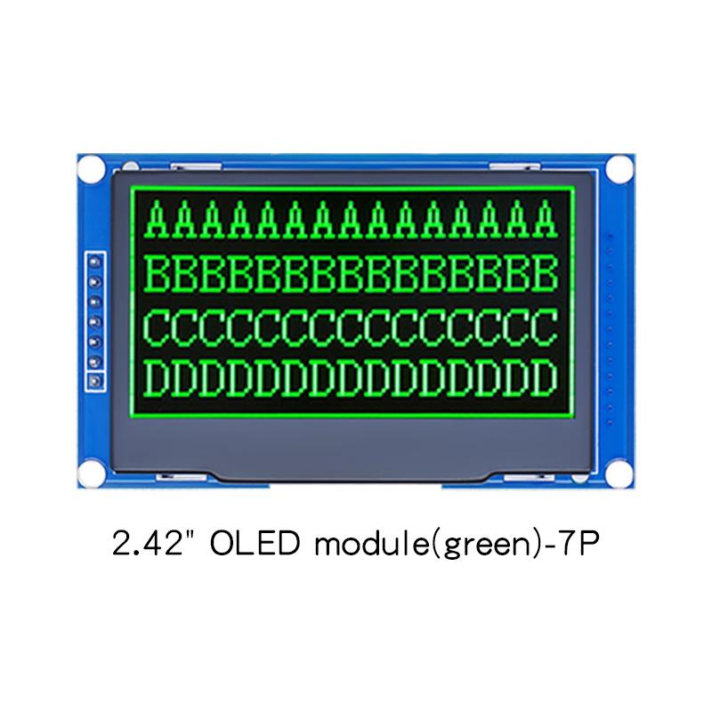 LIZAO 2.4/2.42" 128x64 OLED Display Module SSD1309 SPI I2C 7Pin for Arduino UNO R3 C51