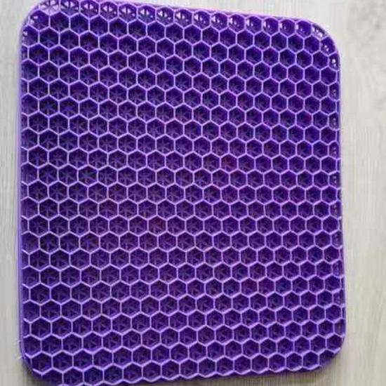 Summer Cooling Honeycomb Gel Seat Cushion - Breathable Ice Pad for Car, Office, Home, or Stool