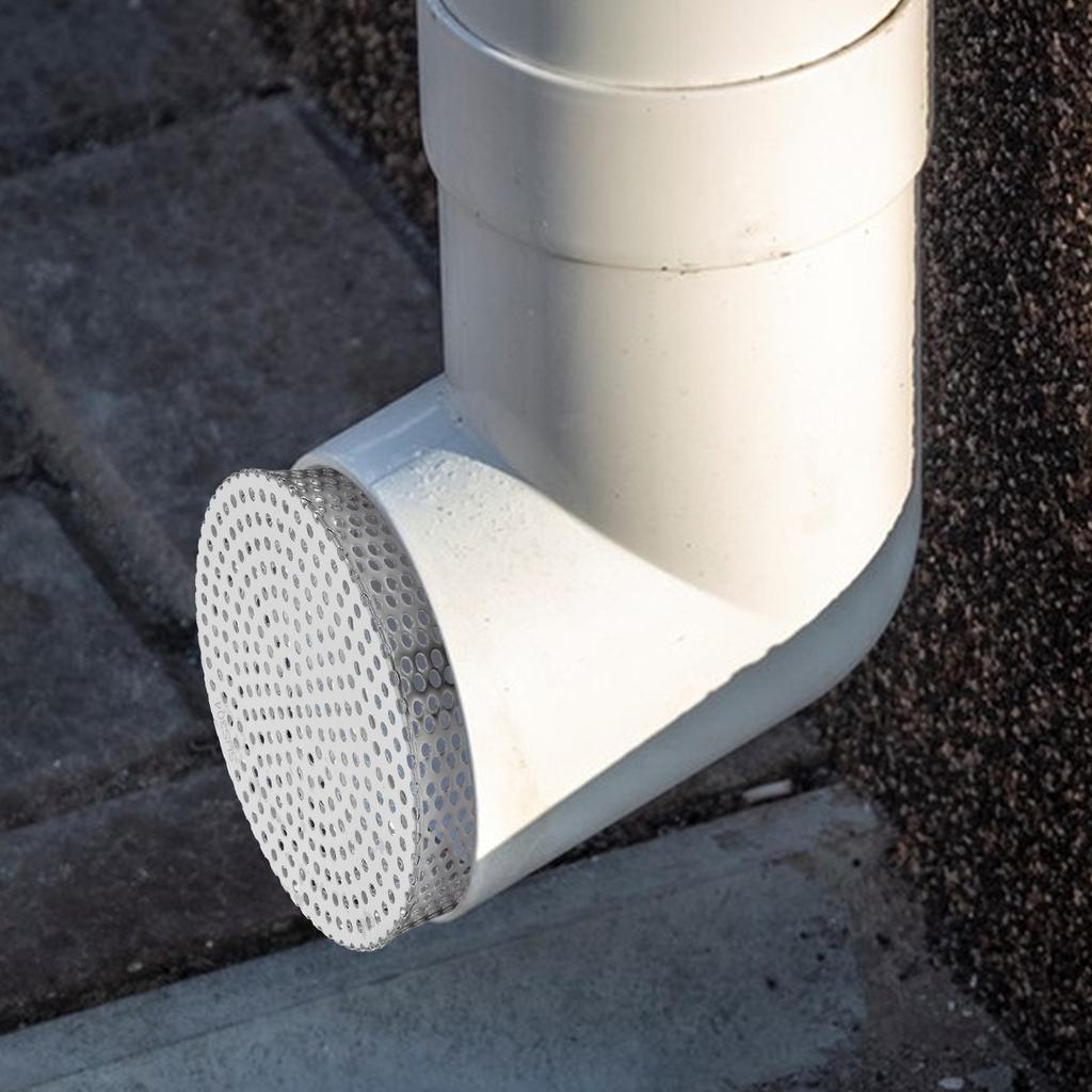 Stainless Steel Dome Floor Drain Cover 180mm Drain Filter Anti-Blocking Gutter Guard Outdoor Drainage