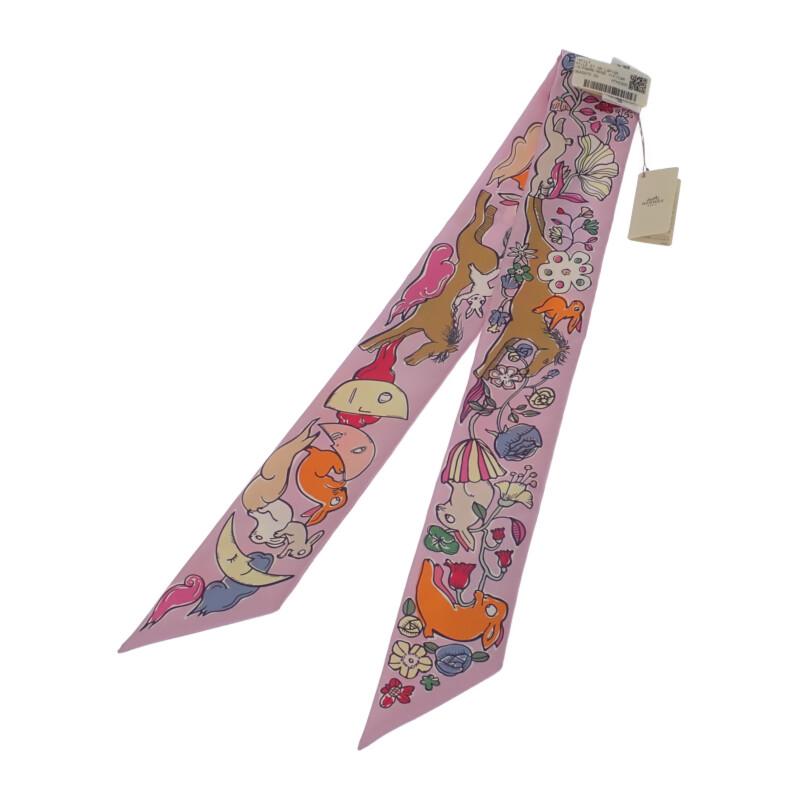 HERMES  064007S 03  scarf purple silk Women