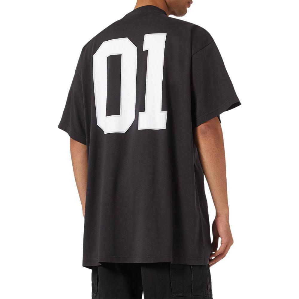 Balenciaga SS25 T Shirt Regular Fit Men's Black 787349TRVW91055