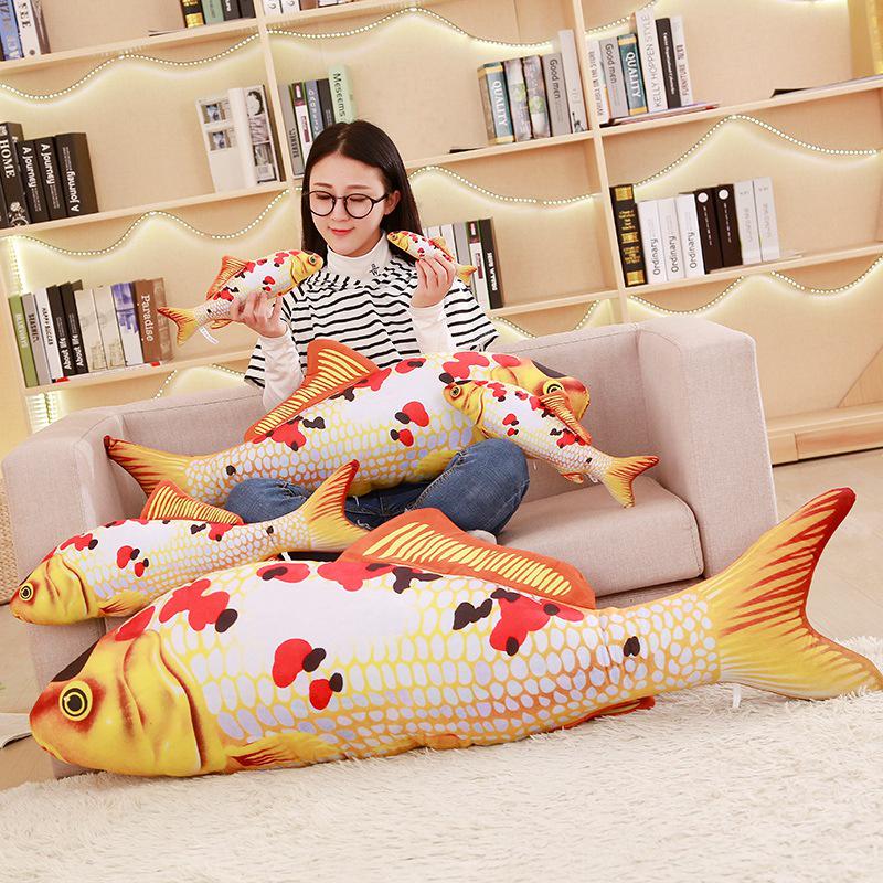 Koi Plush Pillow Toy - Children's Ragdoll & Cushion Birthday Gift