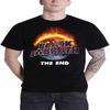Black Sabbath T Shirt The End 2016 Tour Flaming Ozzy Official Mens Black
