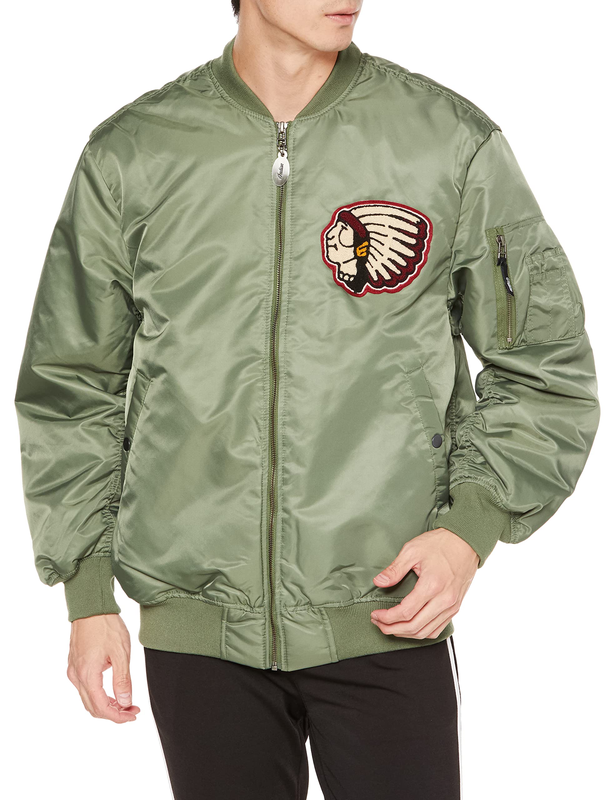 

Jacket Patch CHIEF BIG LOGO Olive Drab M [Indian] MA-1 & IB-586