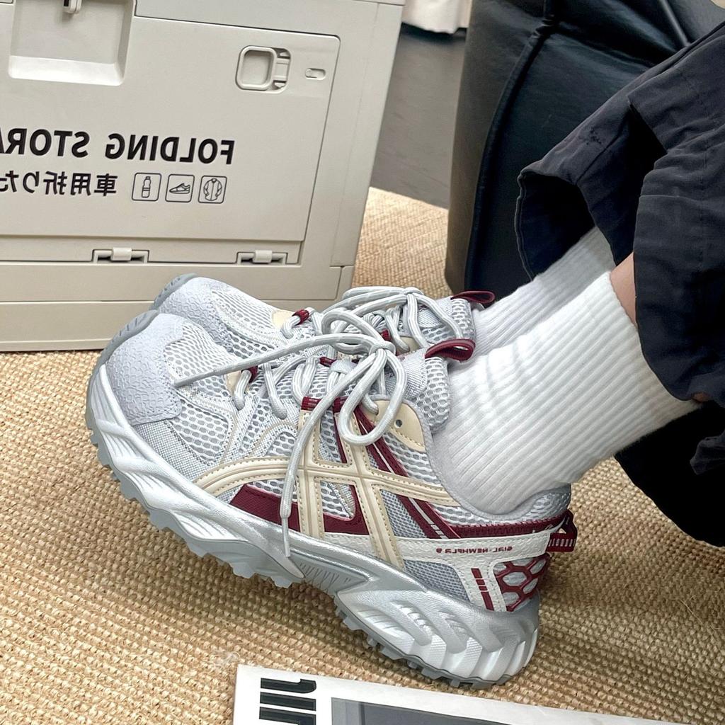 Daddy Shoes Mesh Platform Muffin Wavy Bottom White Shoes Casual Shoes Sports Shoes Jogging Shoes Women's Shoes