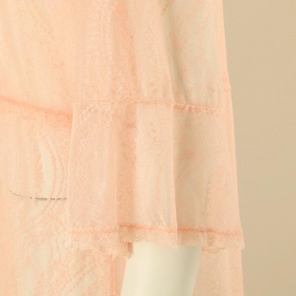 Venus All Over Lace Fabric And Narrow Lace Gown Vgn4440a