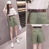 Women's High-Waisted Wide-Leg A-line Shorts - Summer 2026 Korean Style Casual Capris