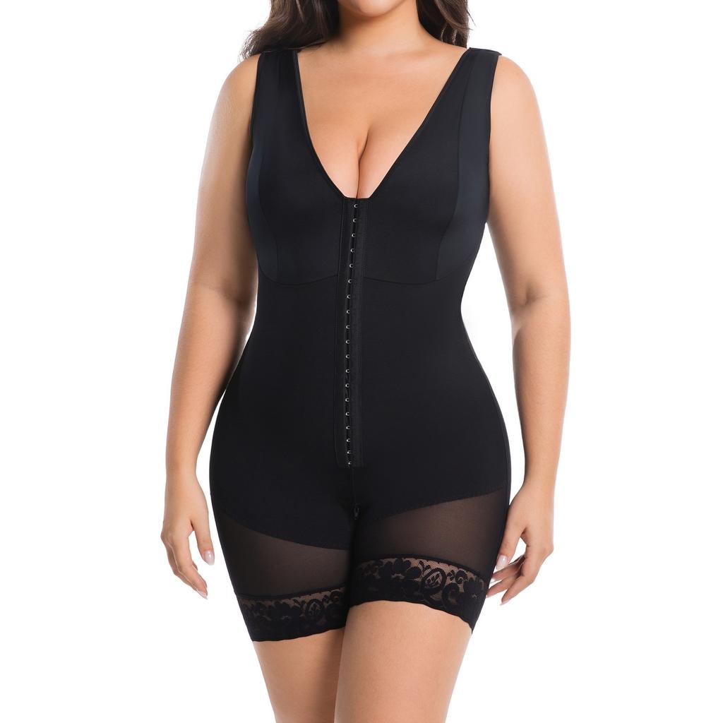 Women's Solid Color Body-shaping One-piece Waist-shaping Tummy-shaping Buttocks-lifting Tight Body-shaping Bodysuit