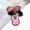Overwatch Pink Rabbit Gun Enamel Pin - Creative Metal Badge Game Accessory