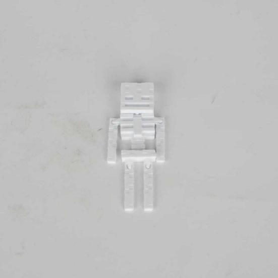 Pixel Robot Ornament Fidget Toy Mini Robot Figurine DIY Assembly Toy Robot Figure Stress Relief Toy Gift for Robot Lovers