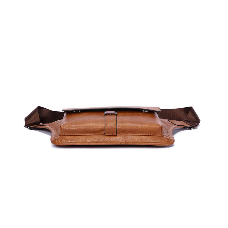 Neue Herren Vintage Brusttasche Wasserdicht Große Kapazität Crossbody Einzelne Umhängetaschen mit Sport Kleine Messenger Bags