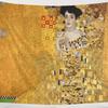 Tapisserie Klimt Gustav art peinture dorée