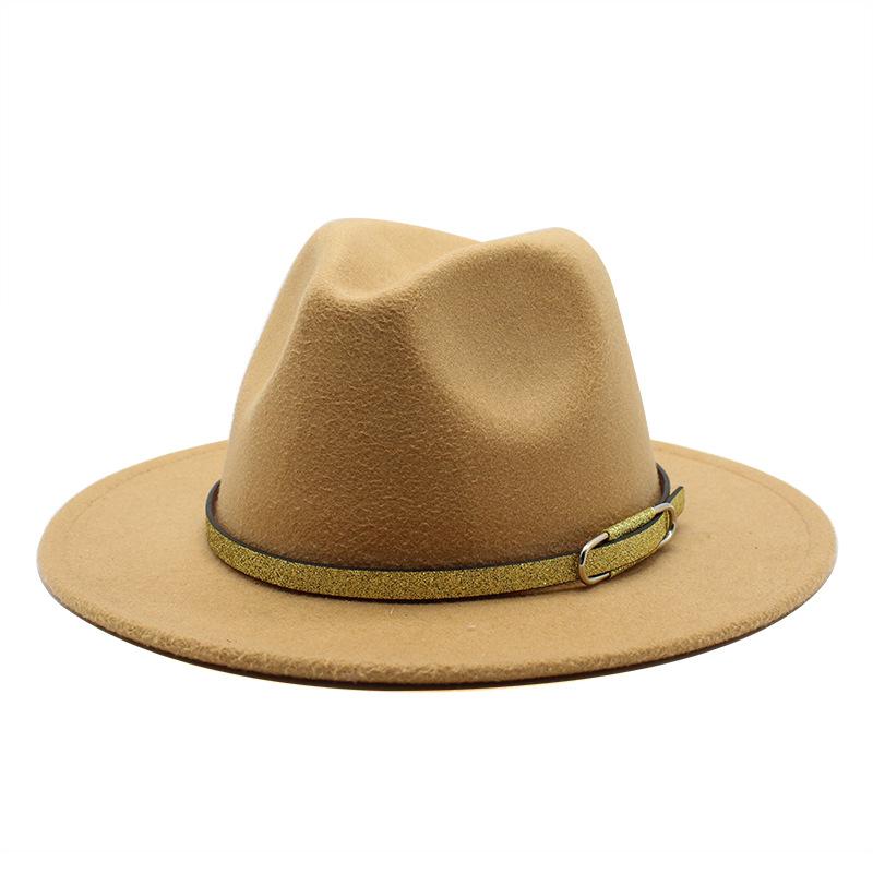 Jazz Hat Season British Retro Top Hat Women'S Trendy Women'S Woolen Hat