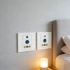 86 Type Modular Panel with Customizable Module Wall Plate Suitable for Multimedia Interfaces ABS Texture Embedded Frame